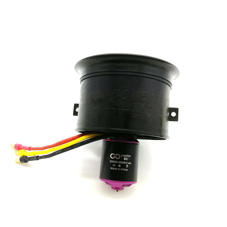 Powerfun-EDF-64mm-Schubrohrventilator-mit-3500KV-Brushless-Motor-und-11-Blattpropeller-fuumlr-RC-Flu-1612502-5